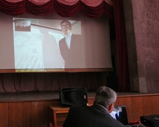 Скайп-захист учня 10 класу Майріна Олексія з м. Воковиська (Білорусь)