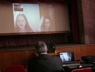 Скайп-захист Анищик Юлії та Яковчик Ольги з м. Гродно (Білорусь)